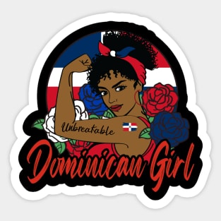 Dominican Girl Sticker